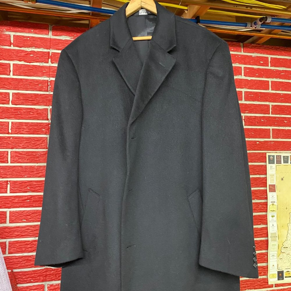 JoS.A. Bank Traditional Fit Wool-Blend Topcoat 42R